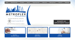 Desktop Screenshot of metroplexoralsurgery.com